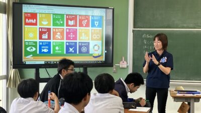 【NGO相談員出張サービス】＠久米島西中学校
